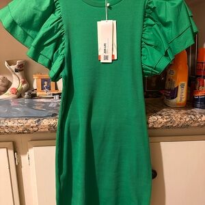 Zara Green Midi Dress